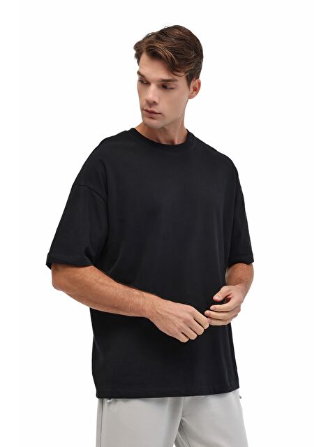 Lumberjack MB ROS 11HS113 5PR Siyah Erkek Kısa Kol Tişört - S000447915-19351