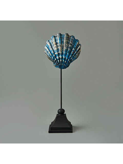Evidea Deco Seashell Dekor - Mavi / Gold - 32 cm - S000367018-37185