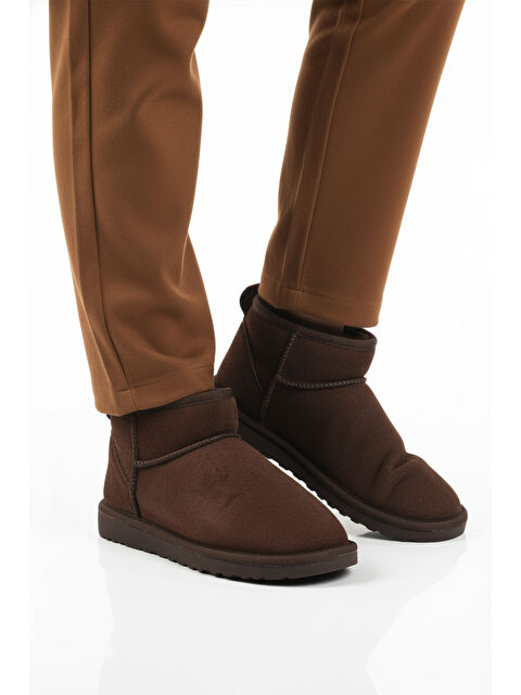 Ayakmod Kahve İçi Kürklü Soğuğa Dirençli Kadın Bot U-19 Z - S000492470-19413