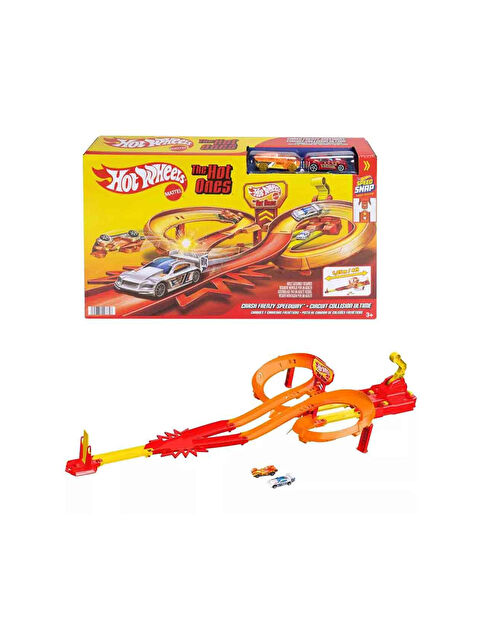 Hot Wheels The Hot Ones Crash Speedway Frenzy JFD11