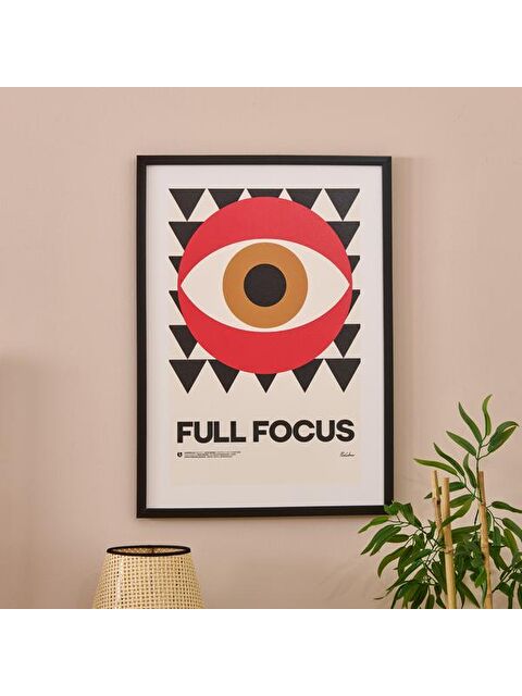 Evidea Deco Full Focus Tablo - Kırmızı / Siyah - 50x70 cm - S000367036-37333