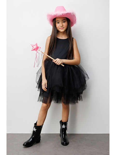Le Mabelle Siyah Tül Etekli Kız Çocuk Balerin Elbise - Carmen - S000513269-19351