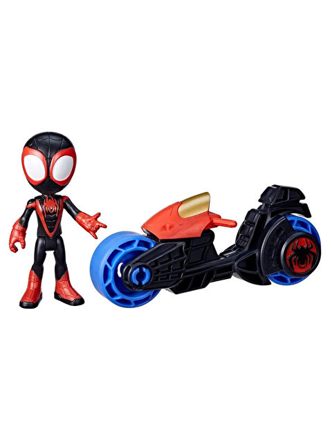 Spidey Spider And His Amazing Friends Motorsiklet Ve Figür Miles Spin Morales F6777-F7460