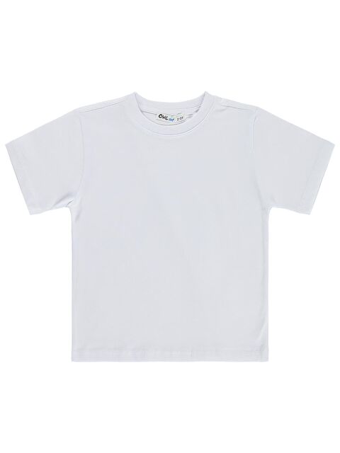 Civil Boys Basic 2-5 Yaş Tişört - Beyaz
