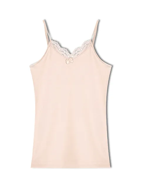 Hnx Kaşkorse Yakası Dantel İnce Askılı Kadın Atlet - S000336548-17605