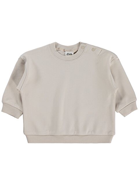 Civil Baby Basic 3-18 Ay Sweatshirt - Bej