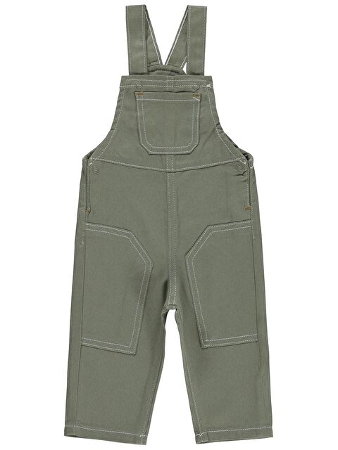 Civil Baby Cep Detaylı 6-18 Ay Salopet - Haki 18-24 Ay - S000526313-18547