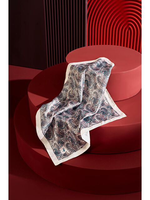 Jawel Kadın Şal Desen 55*55 cm Bandana & Fular