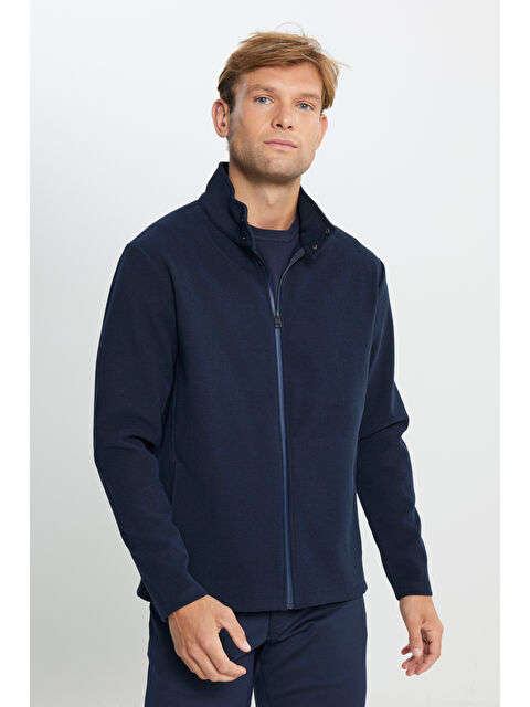 AC&Co / Altınyıldız Classics Erkek Sıcak Tutan Polar Fermuarlı Sweatshirt - S000512231-29666