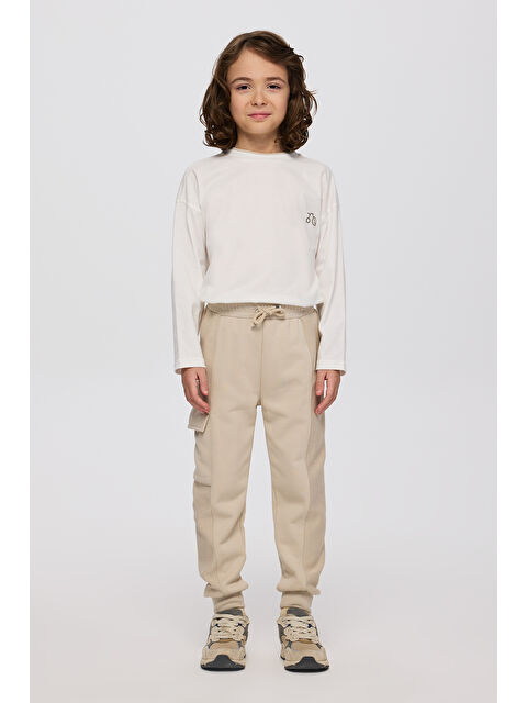 Panço Erkek Çocuk Cepli Taş Eşofman Altı - S000510516-25636