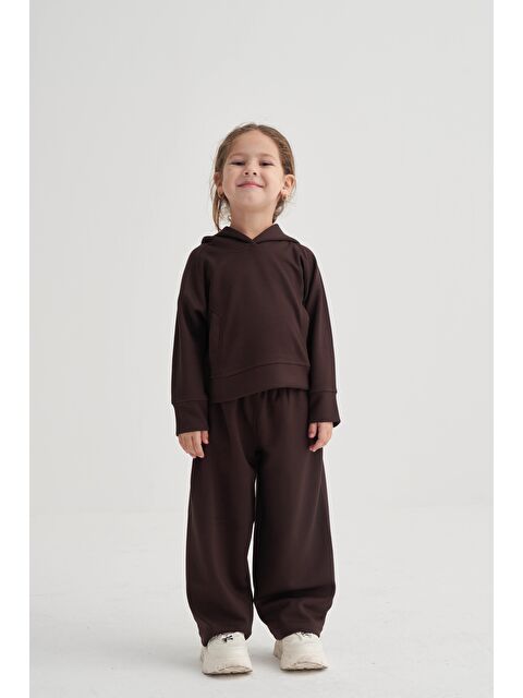 CİGİT Modal Bol Paça Takım 2-7 Yaş Kahve - S000482992-19413