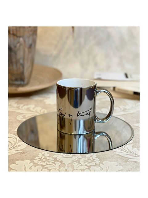 Bam Hediyelik Eşya Gazi M Kemal İmzalı Gümüş Kupa - S000290221-23173