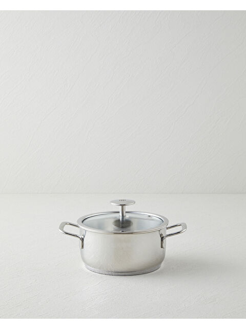 English Home Siena Çelik Mini Tencere 14 cm Silver - S000522662-18105