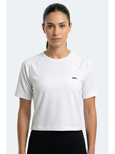 SLAZENGER RAVE Kadın Beyaz Tişört