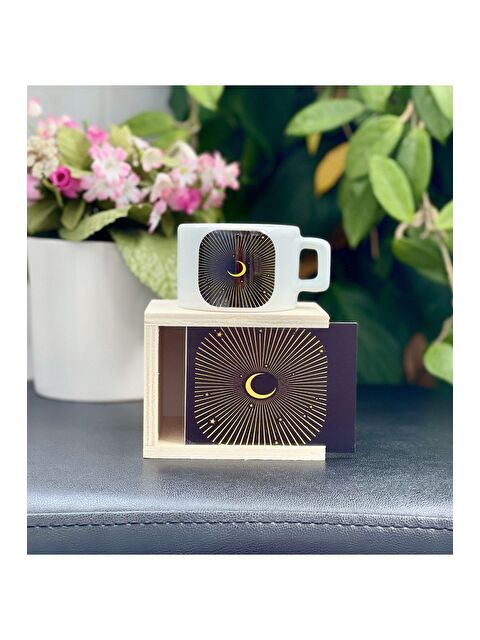 Bam Hediyelik Eşya Astronomi Tarot Tasarımlı Kutulu Kupa - S000290226-23173