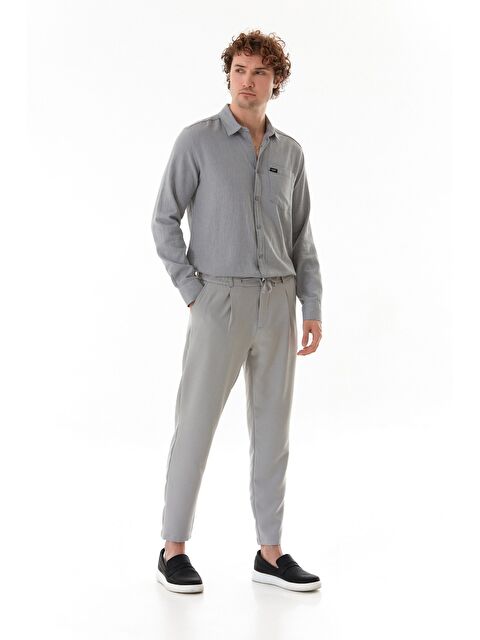 Fullamoda Beli Lastikli Bağlamalı Regular Fit Erkek Pantolon - S000380515-20600