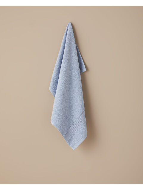 English Home Pure Fresh Pamuk Yüz Havlusu 50x80 cm Açık Mavi - S000522667-17437