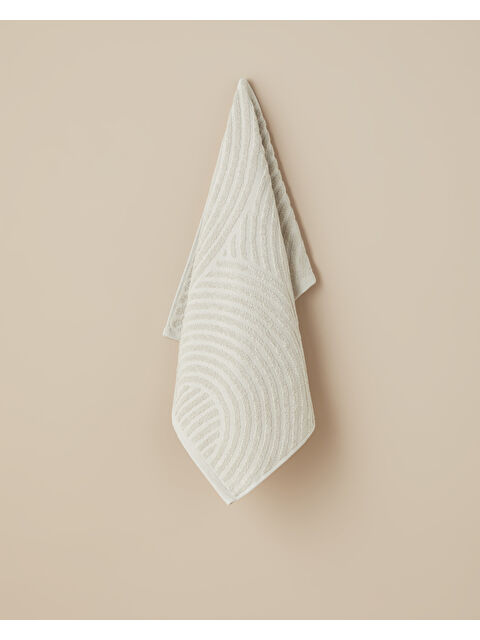 English Home Curve Pamuk Yüz Havlusu 50x70 cm Bej - S000522670-19928