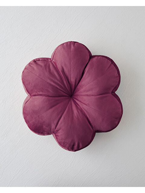 English Home Artistic Bloom Dekoratif Kırlent 40 cm Bordo - S000522672-19951