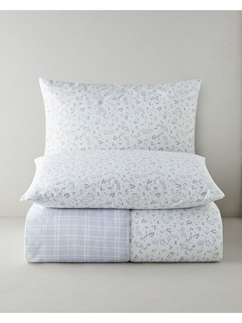 English Home Sweety Meadow Kolay Ütülenir Çift Kişilik Nevresim Seti 200x220 cm Lila - S000522679-17878