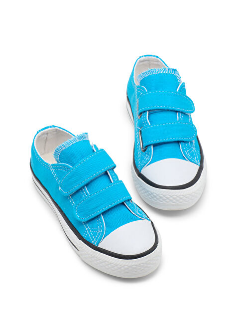 TONNY BLACK Çocuk Unisex Turkuaz Rahat Kalıp Çift Bantlı Ayakkabı - S000513763-20055