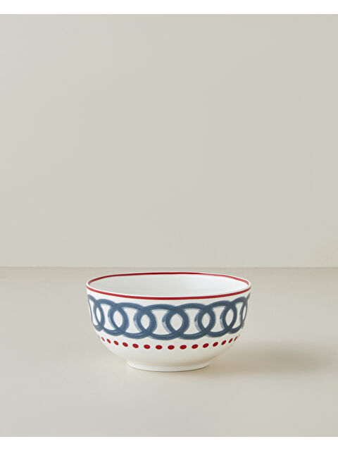 English Home Florend Bone Porselen Kase 14 cm Renkli - S000522678-37243