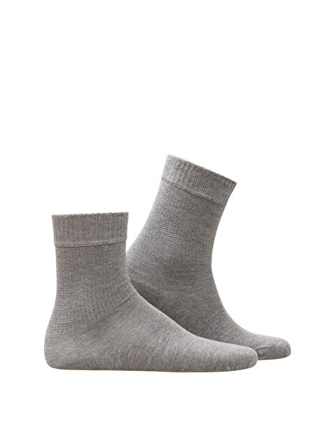 THERMOFORM Relax 2'li Kısa Çorap GRİ
