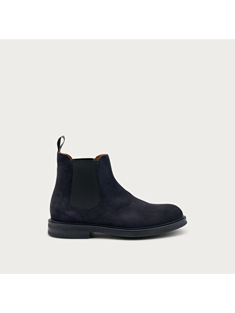 Frau Erkek Bot 73A3 WAXY Ankle Boot Blu (Navy)