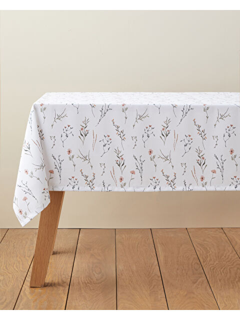 English Home Simple Bloom Opal Masa Örtüsü 140x200 cm Renkli - S000522692-37243