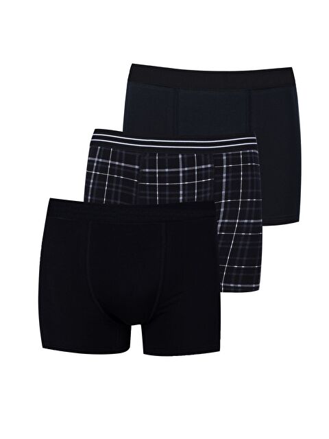 Koza İç Giyim Erkek 3'lü Pamuklu Elastanlı Boxer - S000253032-2531