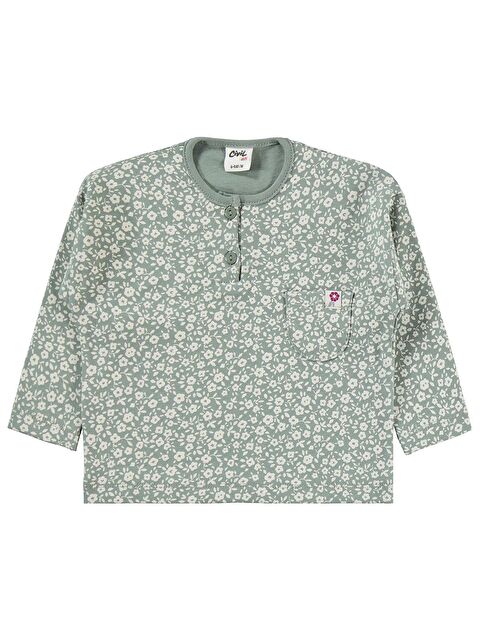 Civil Baby Çiçek 6-18 Ay Takım - Yeşil 18-24 Ay - S000494700-14939