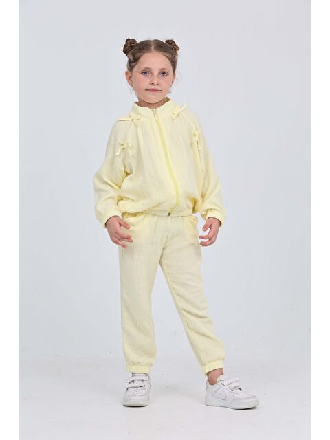 Toontoykids Kız Çocuk Fiyonk Detaylı Eşofman Takım - S000422674-20072