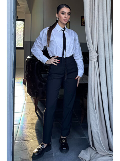 Gülseli Kadın Yüksek Bel Pantolon - S000324523-19351