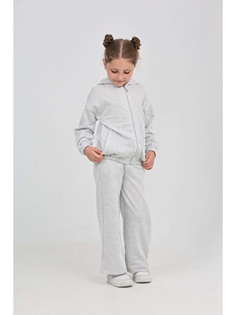 Toontoykids Kız Çocuk Çizgili Eşofman Takım - S000422675-74