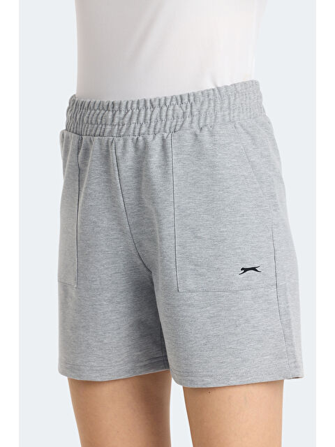 SLAZENGER ROKO I Kadın Cepli Gri Şort - S000379503-20600