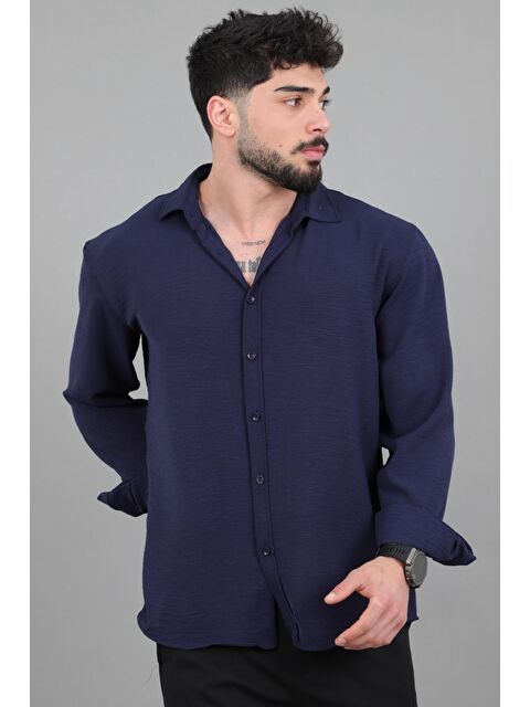 Stilkombin Uzun Kol Keten Gömlek BLD 7040_40368