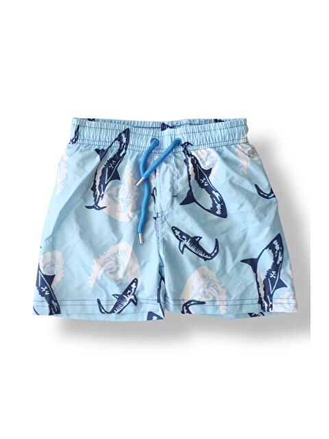 Monila Erkek Çocuk Köpek Balığı Desenli Deniz Şortu - S000532141-17234