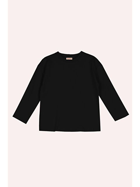ZEYLAND Erkek Çocuk Uzun Kol T-Shirt - Siyah