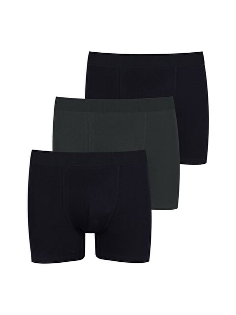 Koza İç Giyim Erkek 3'lü Pamuklu Elastanlı Boxer - S000253034-37491