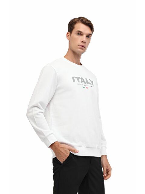 Lumberjack ML GALE 16ITL701 5PR Ekru Erkek Sweatshirt - S000448160-19928