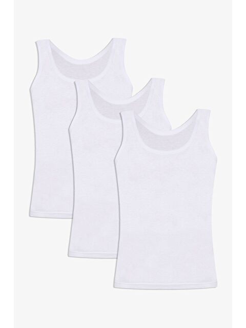 Koza İç Giyim Erkek Pamuklu 3'lü %100 Pamuk Atlet - S000253036-20063