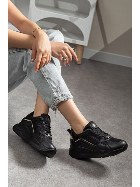 Daxtors Grijak Günlük Ortopedik Kadın Sneaker Spor Ayakkabı