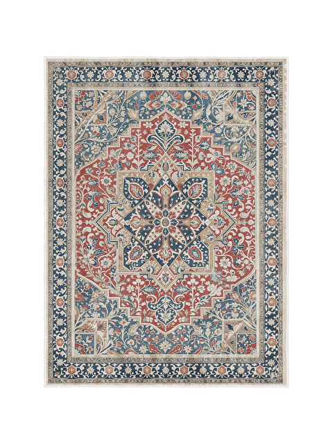 Homefesto Dekoratif Özel Tasarım Yıkanabilir İnce Kaymaz Tabanlı Modern Halı KECE FR15 - S000354071-21164