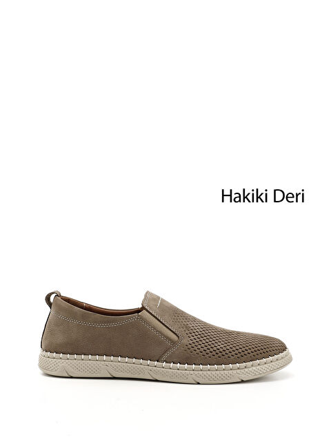 GÖNDERİ(R) Erkek VİZON Hakiki Deri Comfort Ayakkabı