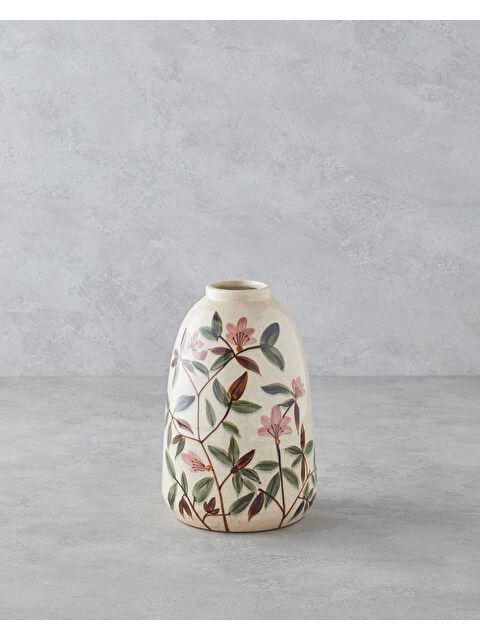 English Home Avani Vazo 17x17x25,5cm Krem - S000522732-19966