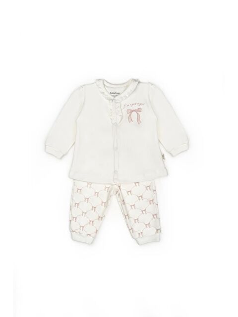 BabyCosy Organic  Bebek Alt Üst Takım %100 Organik Pamuk , Bebek - Yenidoğan- csy8158 - S000442842-23490