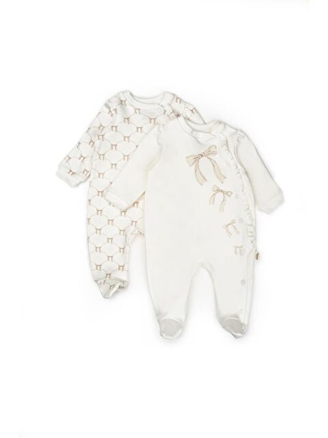 BabyCosy Organic  Bebek 2li Tulum %100 Organik Pamuk , Bebek - Yenidoğan- csy8147 - S000442845-25636