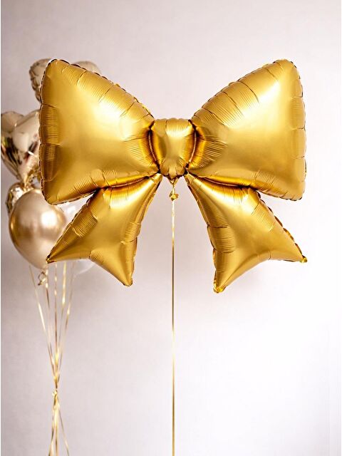 Parti Adresi Metalize Altın Fiyonk Folyo Balon – Parti & Doğum Günü Süslemesi 98 cm - S000522778-20076