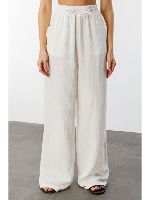 Genius Store Müslin Palazzo Kadın Pantolon MÜSLİN-PANTOLON - S000371403-20063