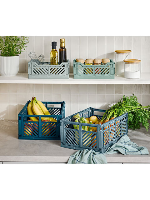 Tchibo 4 Adet Katlanabilir Düzenleyici Sandık - S000519029-18194